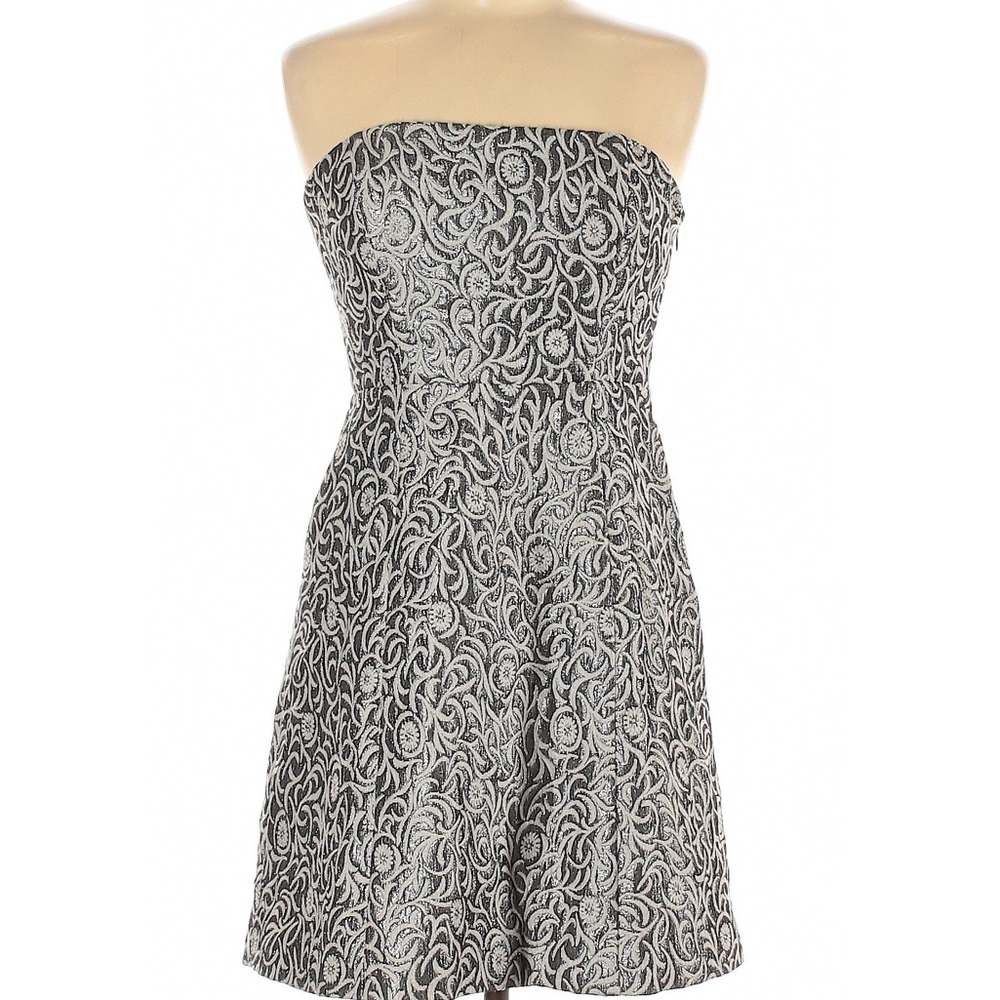 The Limited Strapless Floral Cocktail Dress